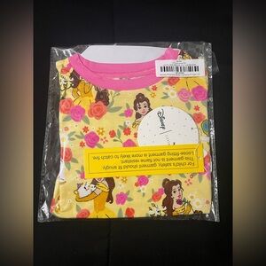 Little Sleepies Disney - Princess Belle Pants Two-Piece Pajama Set Size 2T NWT